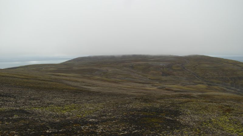 Utsikt ned Djupsalen fra sørkanten av Johan Hjortfjellet.
