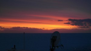 Sola er under horisonten. Foto: Bjørn Ove Finseth